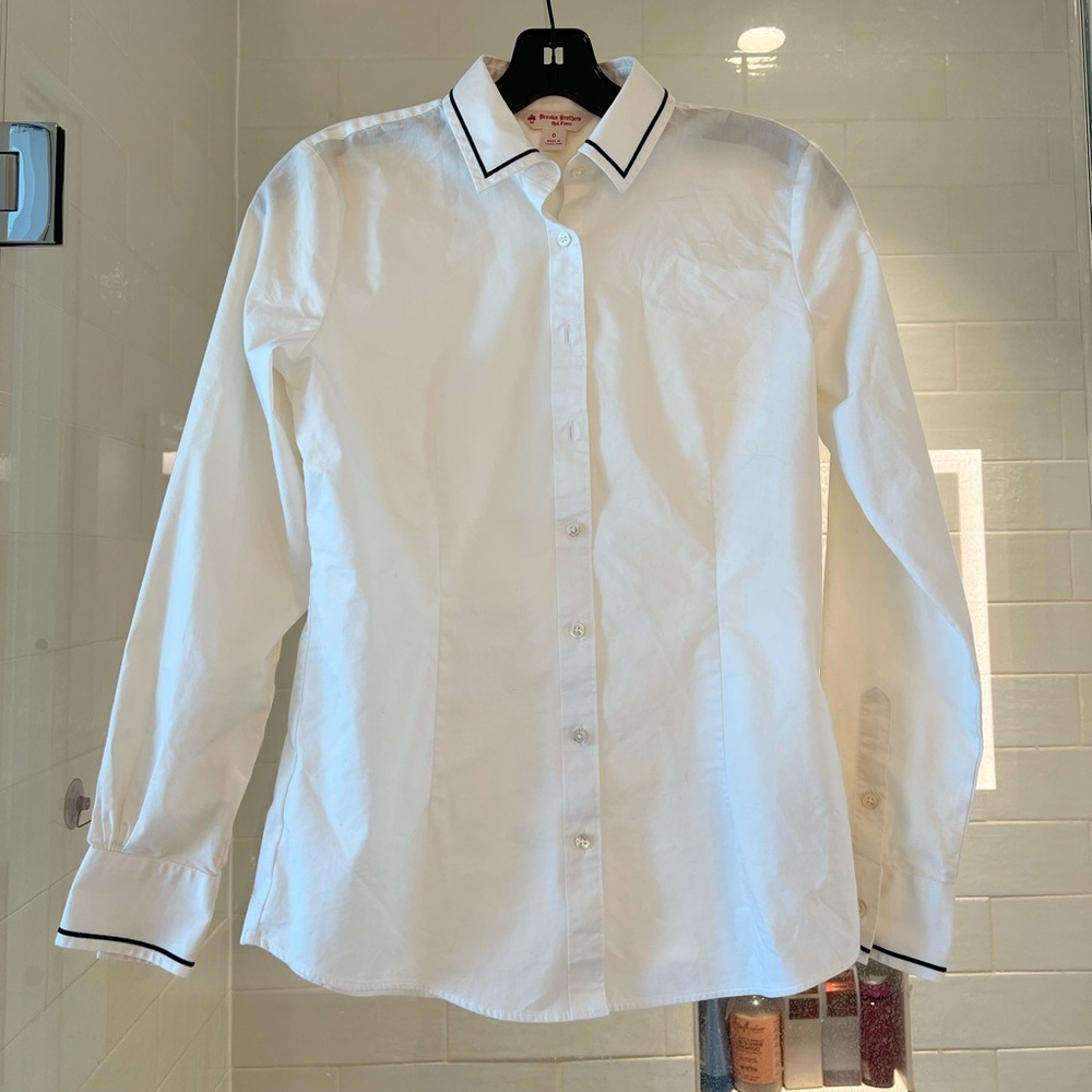 Brooks Brothers White Button-Down Shirt
